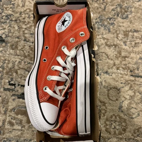 NEW Converse Chuck Taylor All Star Hi Shoes Fire Opal Mens Sz 5.5 Womens 7.5 - Picture 12 of 13